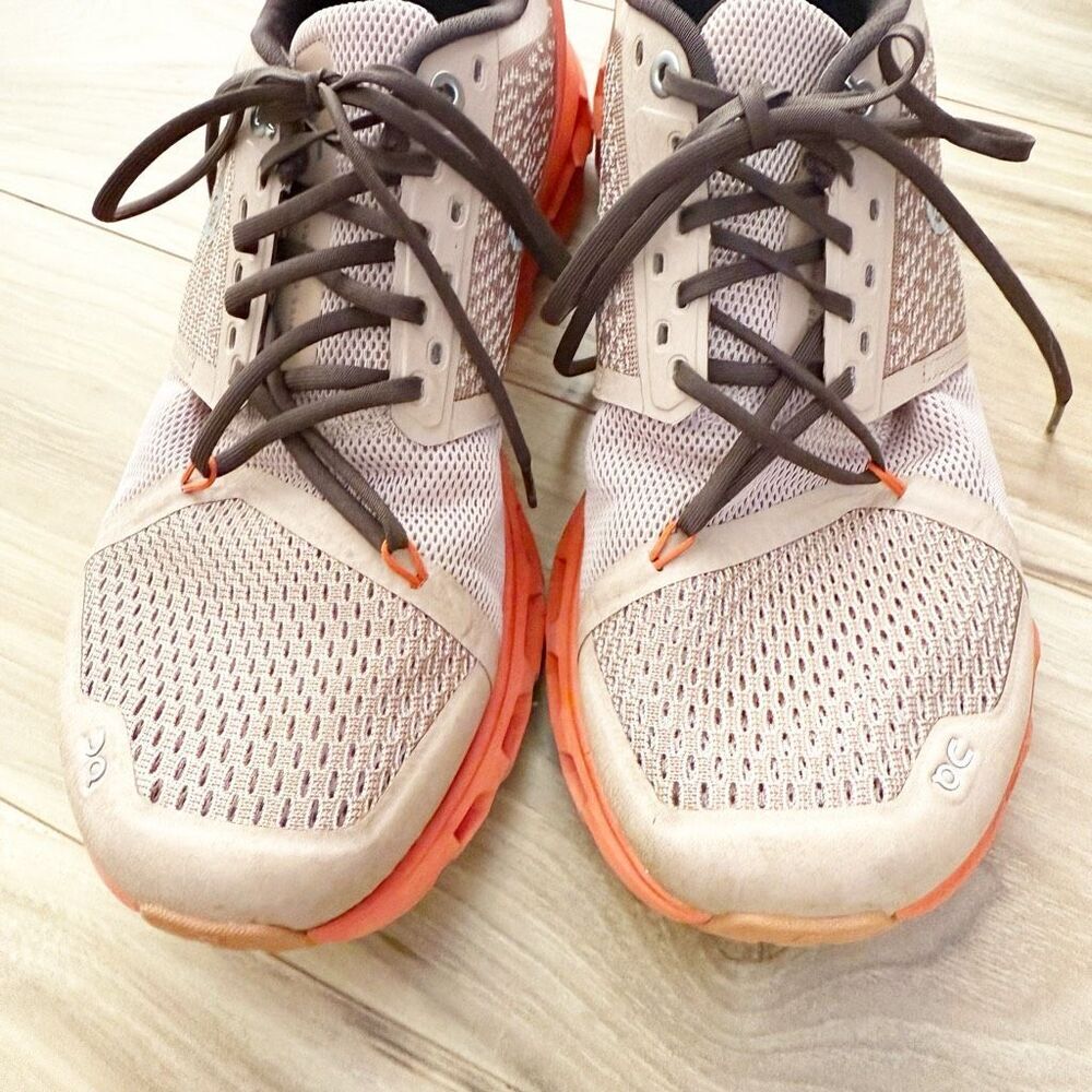 ON CLOUD | Running Women's Cloudstratus Sneaker Shoe Rosebrown Flare | Size 9 - Picture 5 of 10